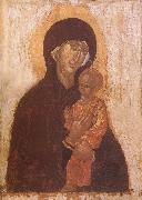 unknow artist Our Lady of Pimen oil on canvas